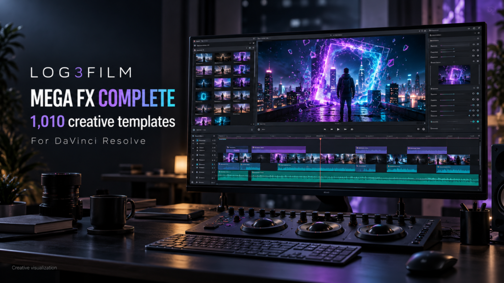 MEGA FX Complete — 1,010 DaVinci Resolve Templates